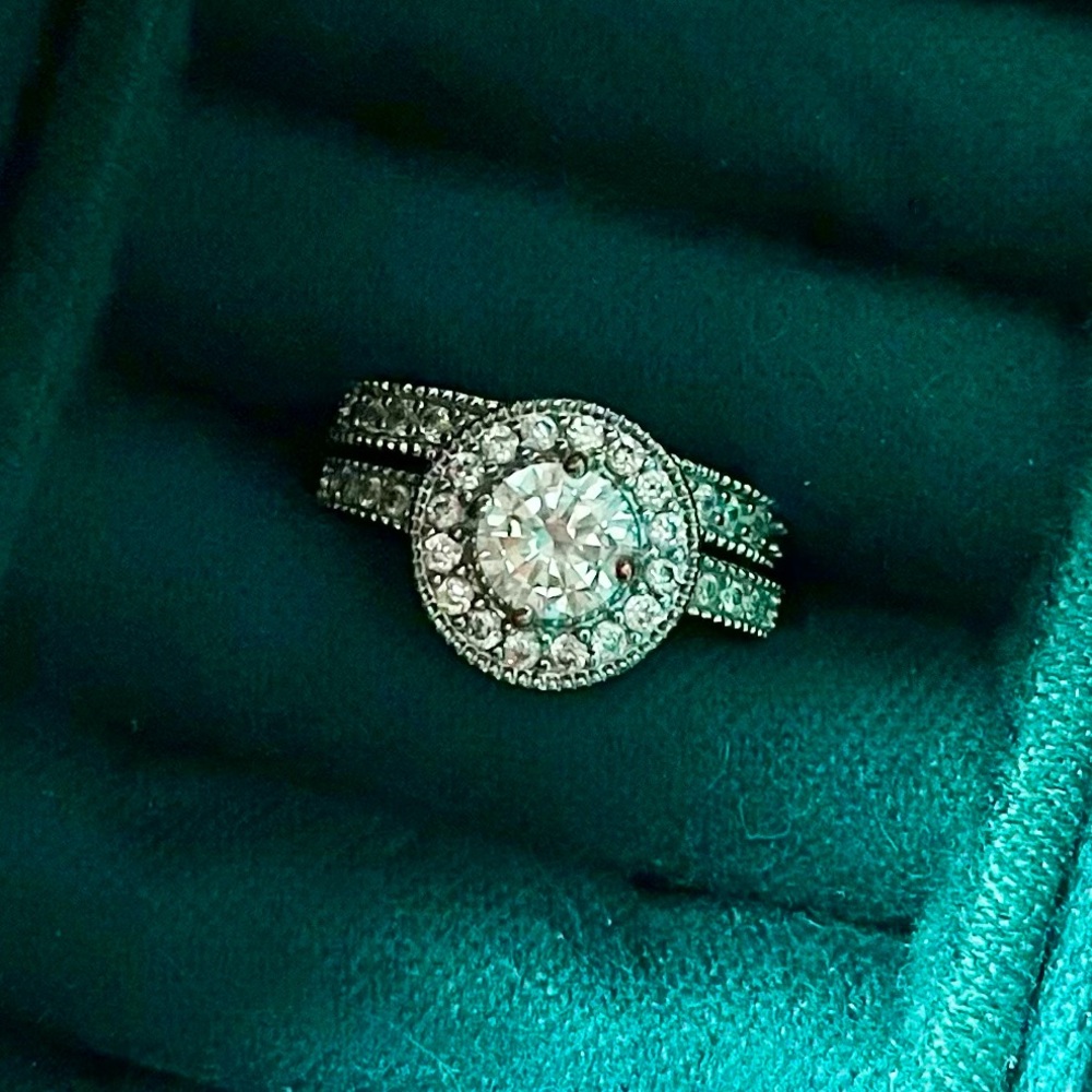 Faux Diamond Ring